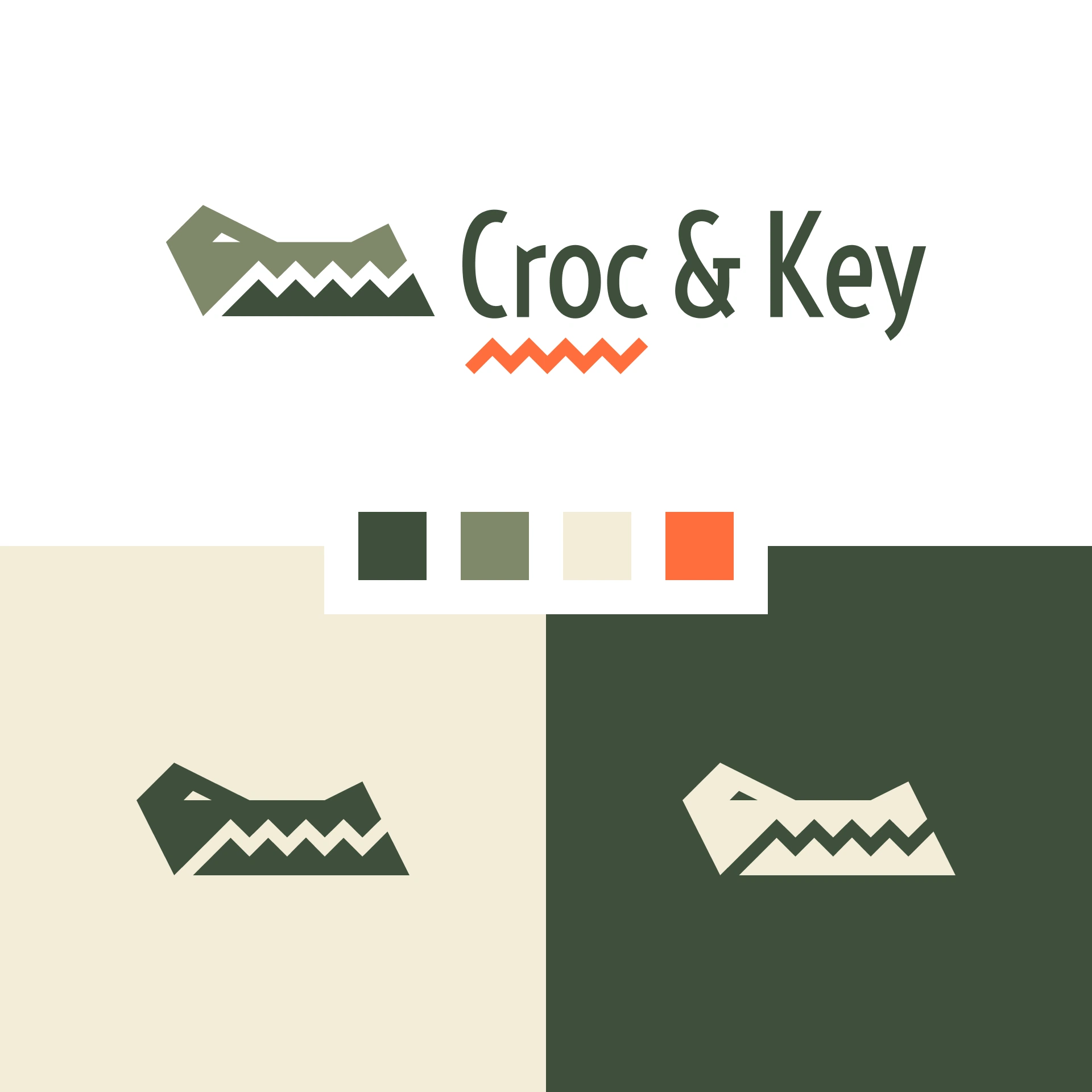 Croc & Key Branding