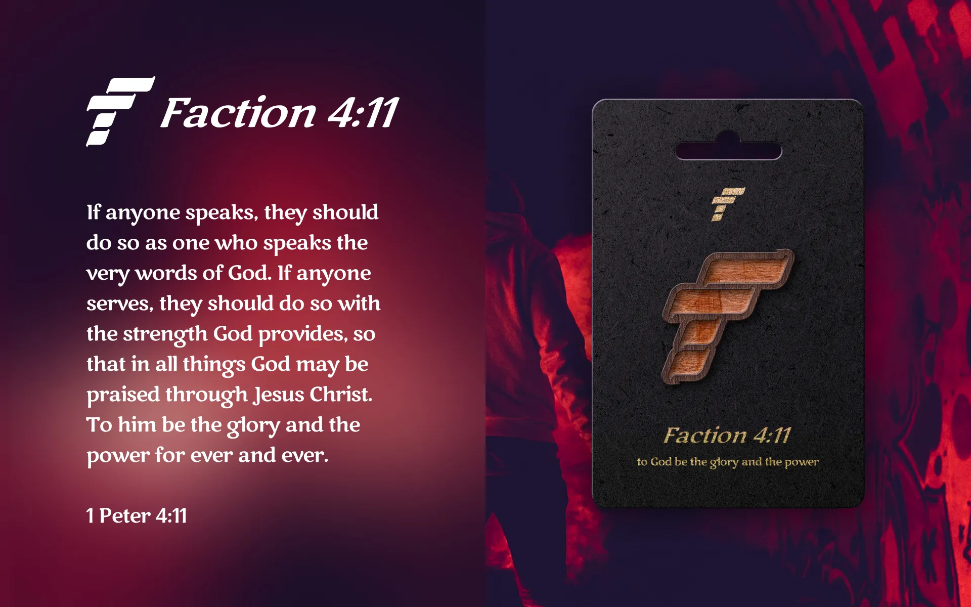 Faction 411 Bible Verse